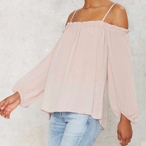light pink top